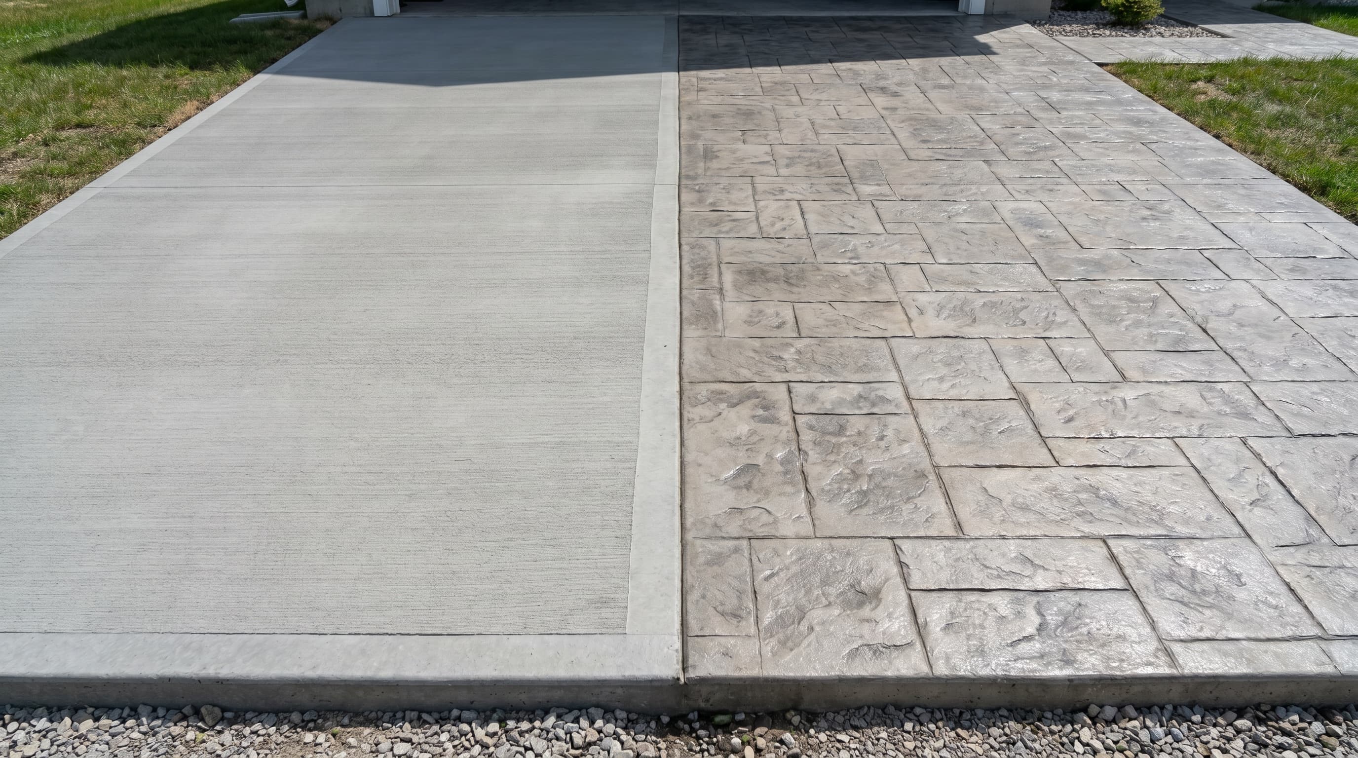 Stamped Concrete vs. Regular Concrete: Which Is Right for Your Columbus Home?