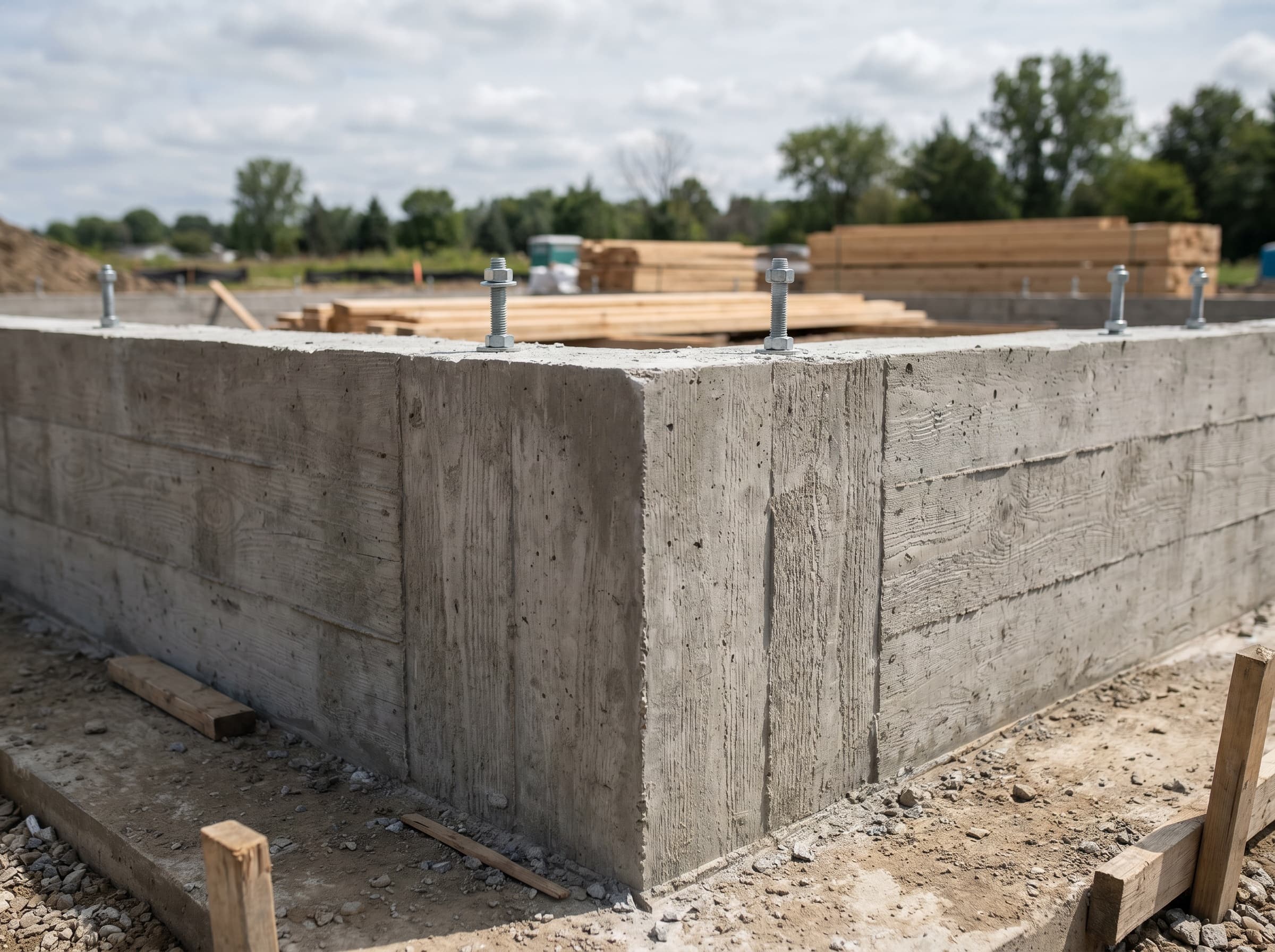Concrete Foundations project example